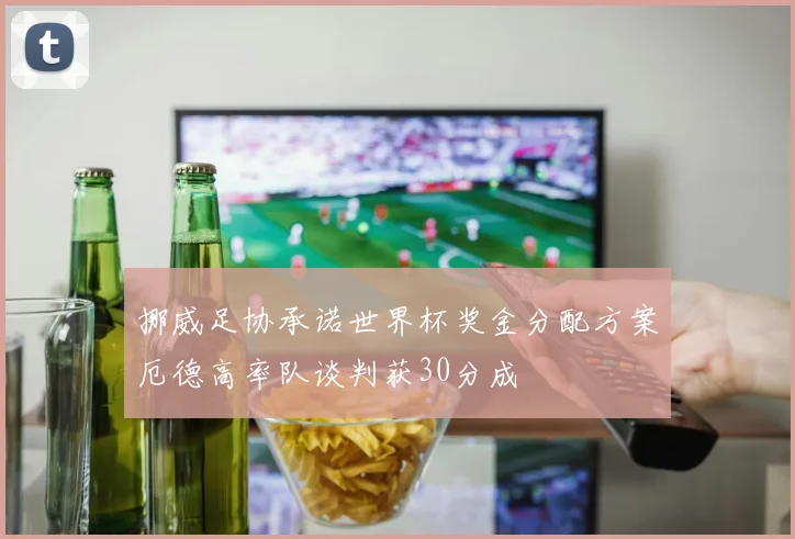 挪威足协承诺世界杯奖金分配方案厄德高率队谈判获30分成