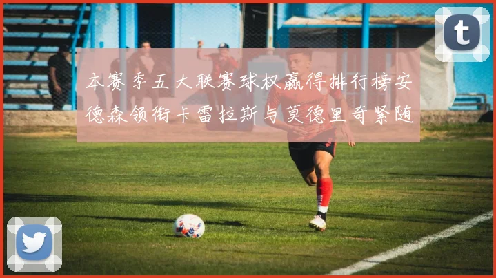 本赛季五大联赛球权赢得排行榜安德森领衔卡雷拉斯与莫德里奇紧随其后